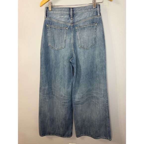 J. Crew High-rise Superwide-leg Jean Elliot wash High Rise Women's 26 - Picture 9 of 11